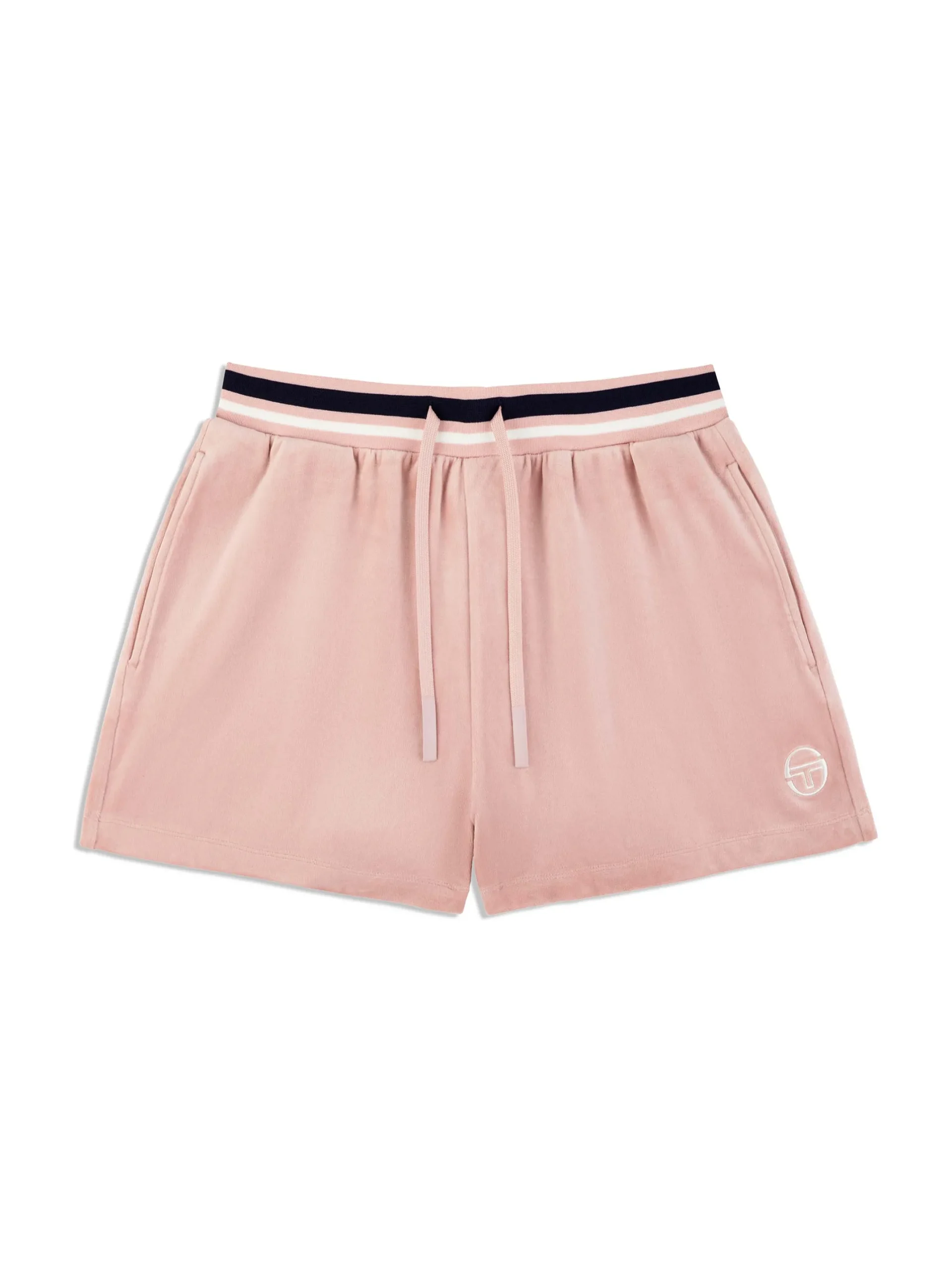 Adele Velour Short- Pale Mauve