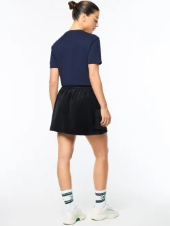 Adele Velour Skirt- Black Beauty