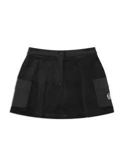 Adele Velour Skirt- Black Beauty