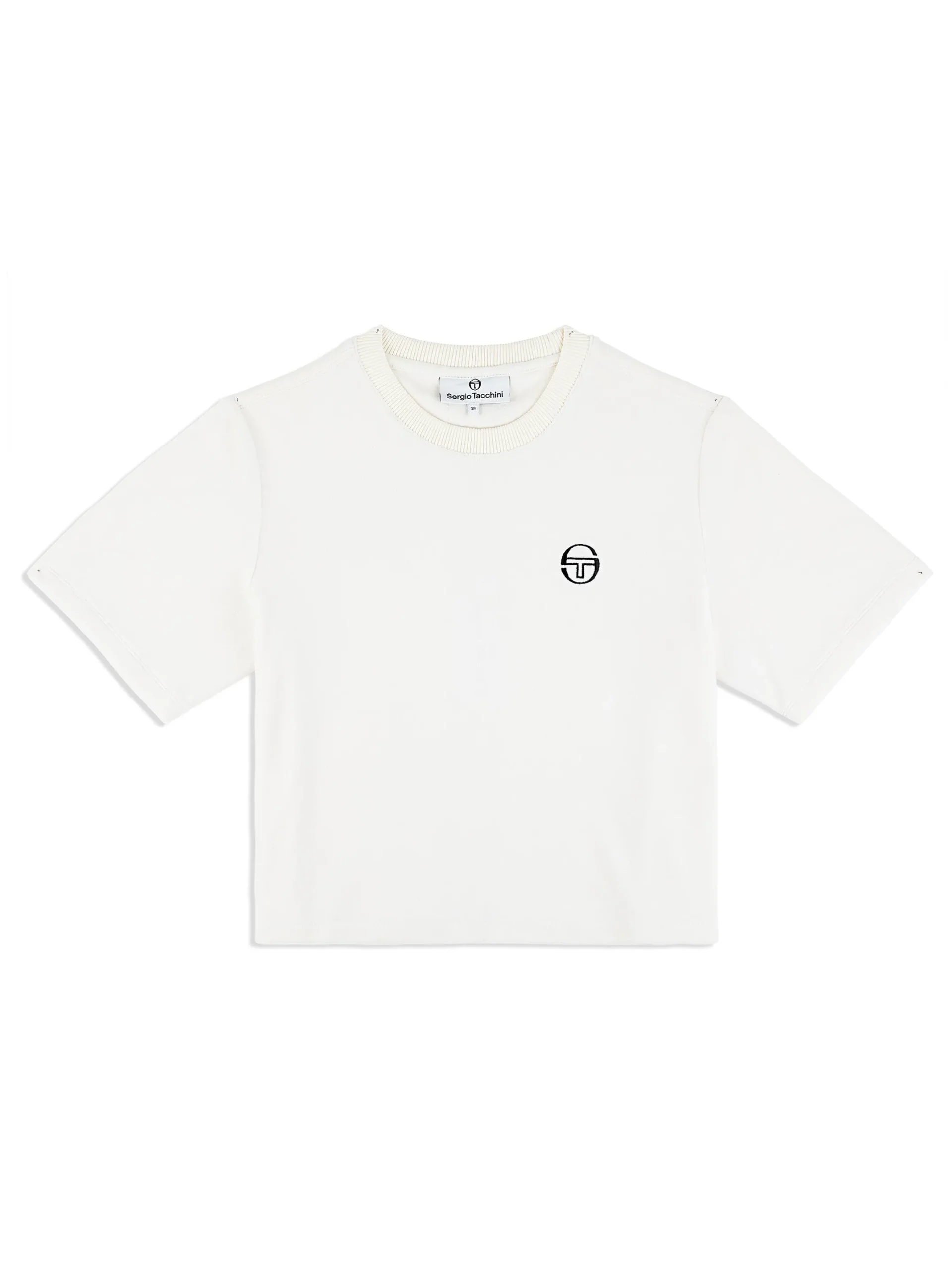 Adele Velour T-Shirt- Gardenia