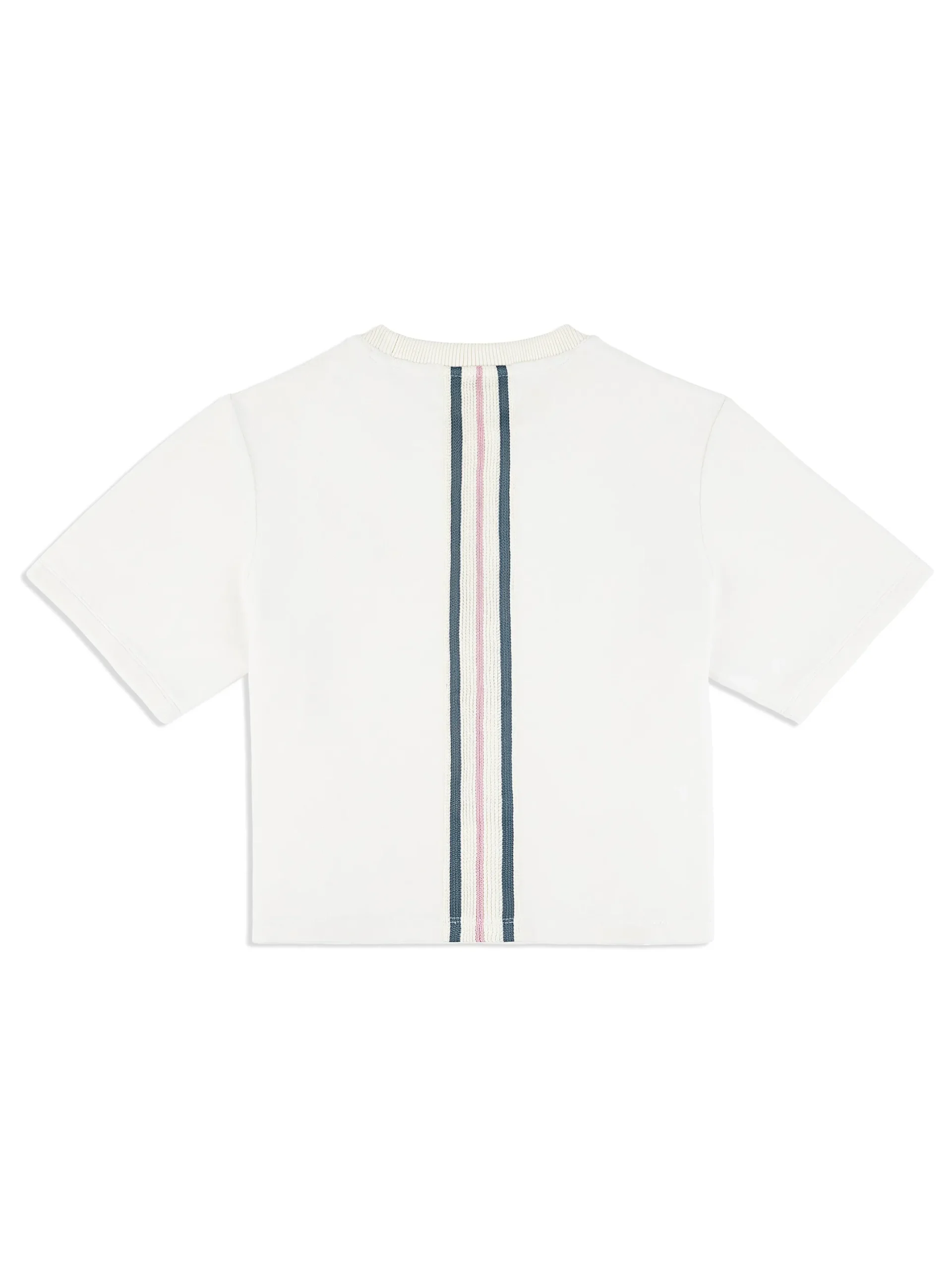 Adele Velour T-Shirt- Gardenia