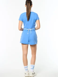 Agata Wrap Polo- Ultramarine