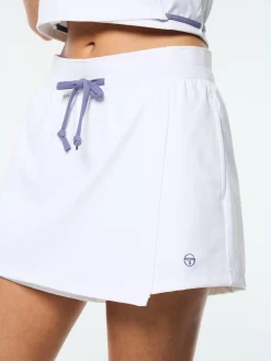 Agata Wrap Skort- Brilliant White