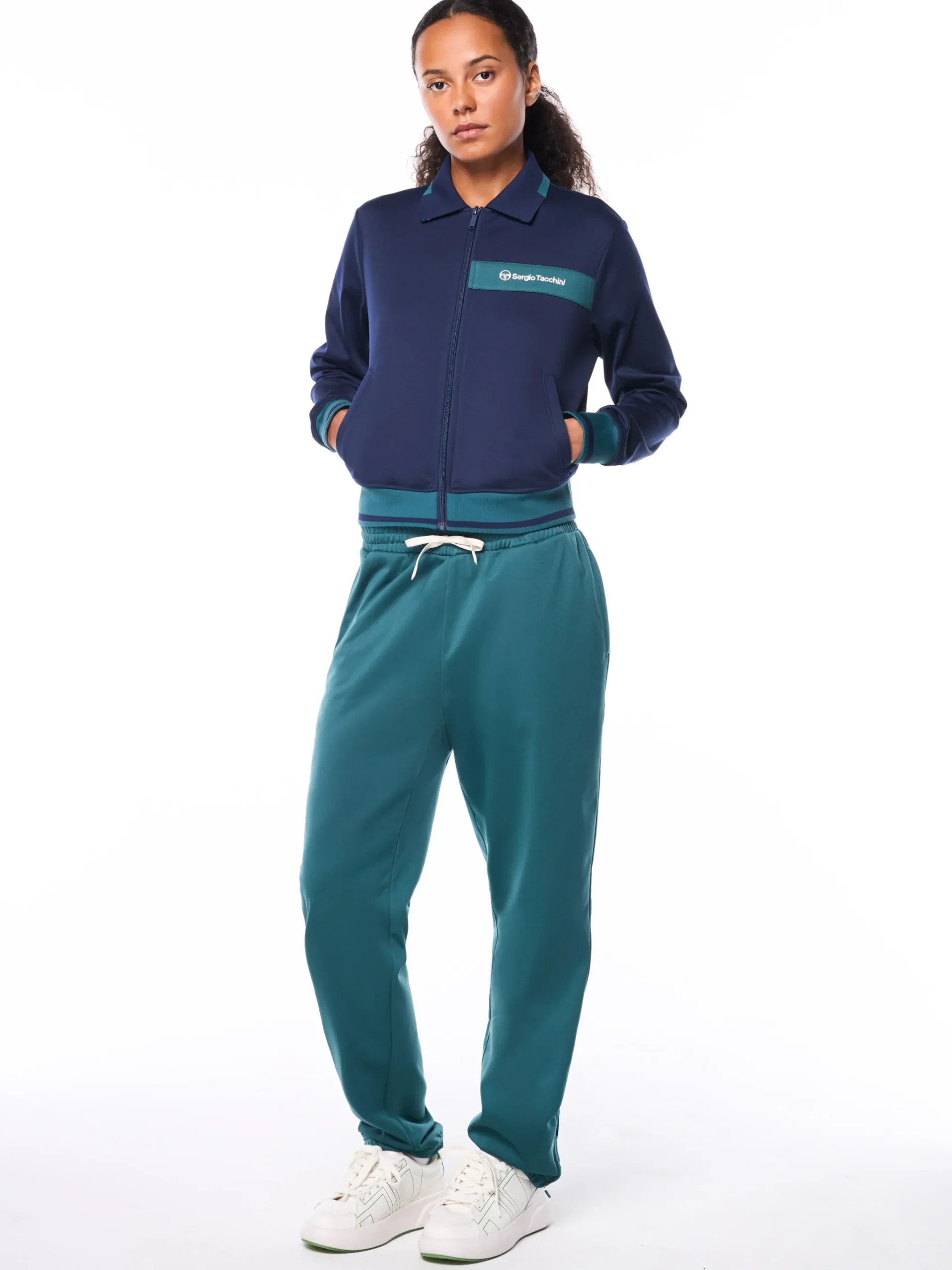 Amara Track Jacket-Maritime Blue