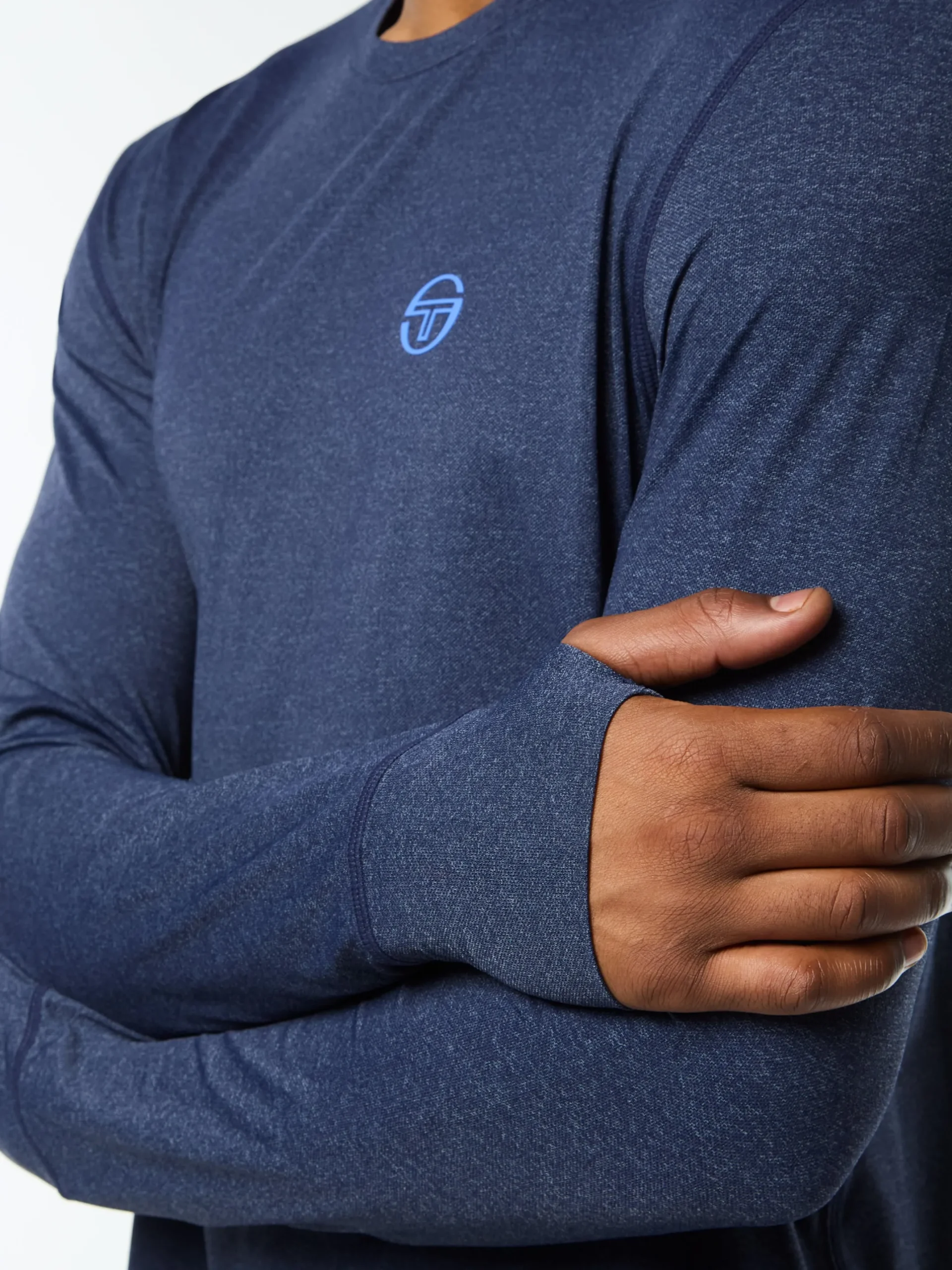 Attivo Damarindo Long Sleeve Tee- Maritime Blue