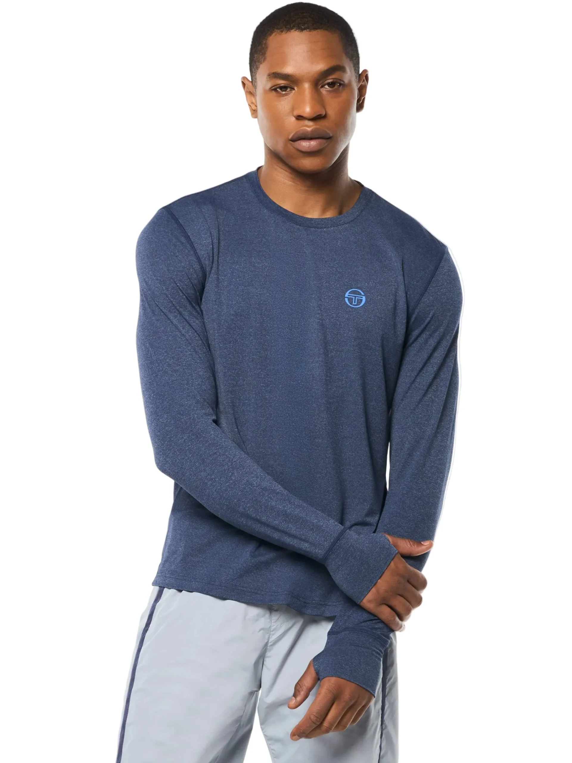 Attivo Damarindo Long Sleeve Tee- Maritime Blue