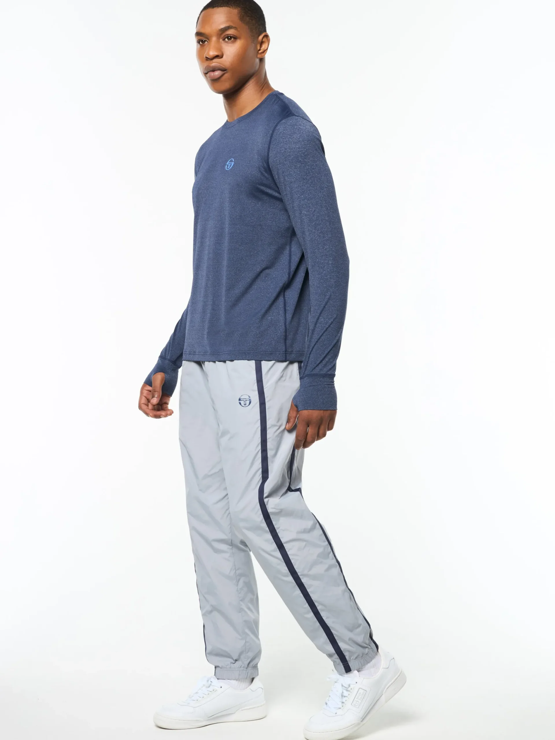Attivo Damarindo Long Sleeve Tee- Maritime Blue