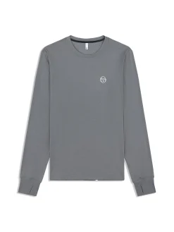 Attivo Damarindo Long Sleeve Tee- Quiet Gray