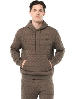 Aversa Quilted Hoodie- Morel