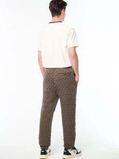Aversa Quilted Sweatpant- Morel