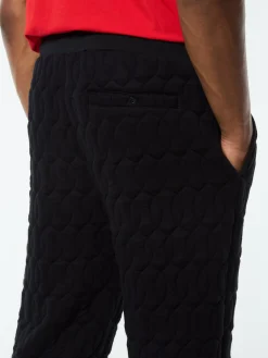 Aversa Quilted Sweatpant- Black Beauty