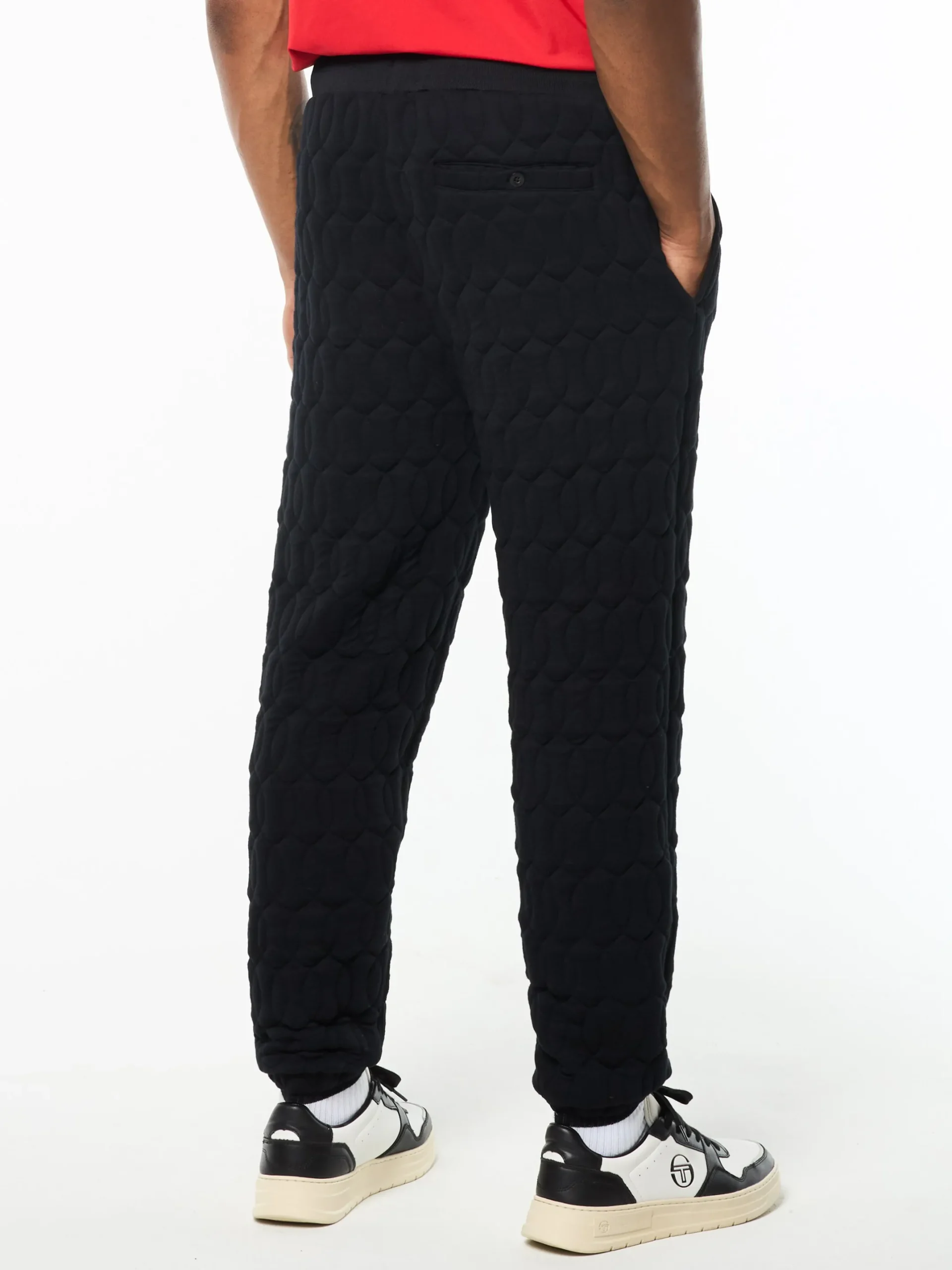 Aversa Quilted Sweatpant- Black Beauty