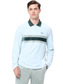 Banda Velour Polo- Baby Blue