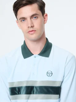 Banda Velour Polo- Baby Blue