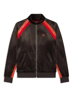 Banda Velour Track Jacket- Mulch