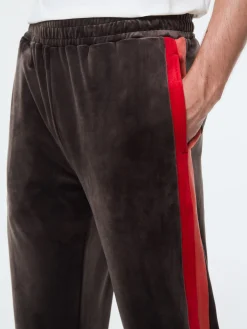 Banda Velour Track Pant- Mulch