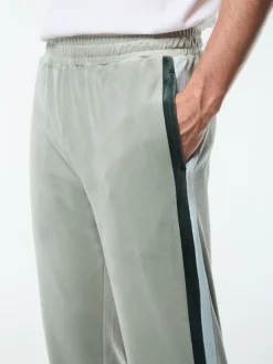 Banda Velour Track Pant- Slate Gray
