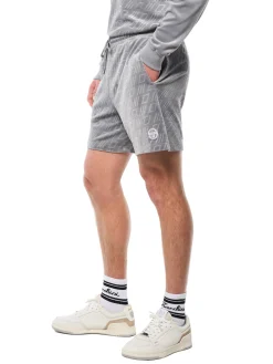 Bandiera Debossed Velour Short-Sleet