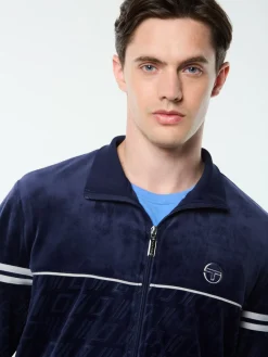 Bandiera Track Jacket- Maritime Blue