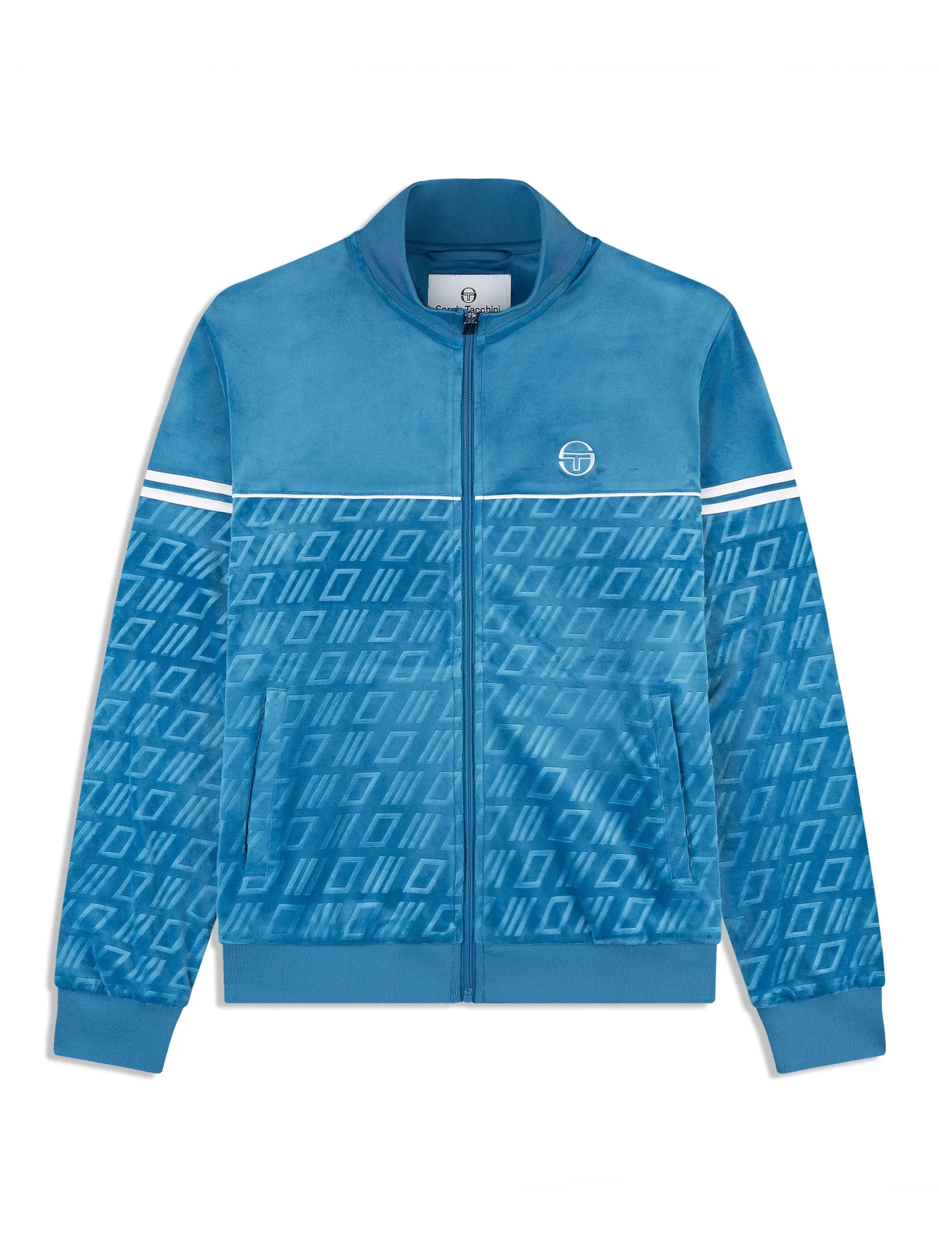 Bandiera Track Jacket- Mykonos Blue