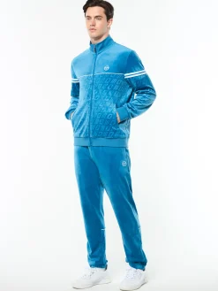 Bandiera Track Jacket- Mykonos Blue