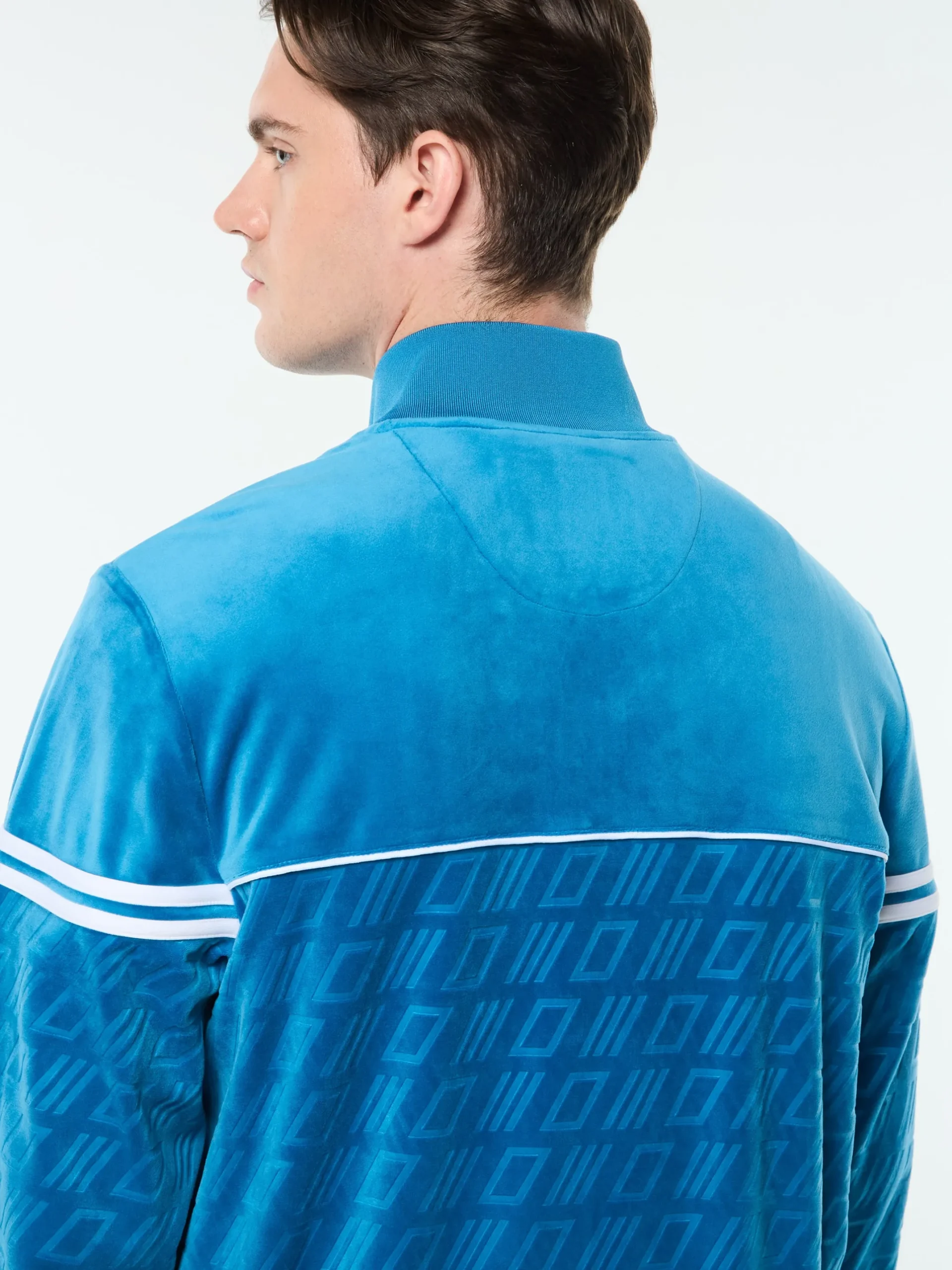 Bandiera Track Jacket- Mykonos Blue