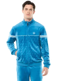 Bandiera Track Jacket- Mykonos Blue