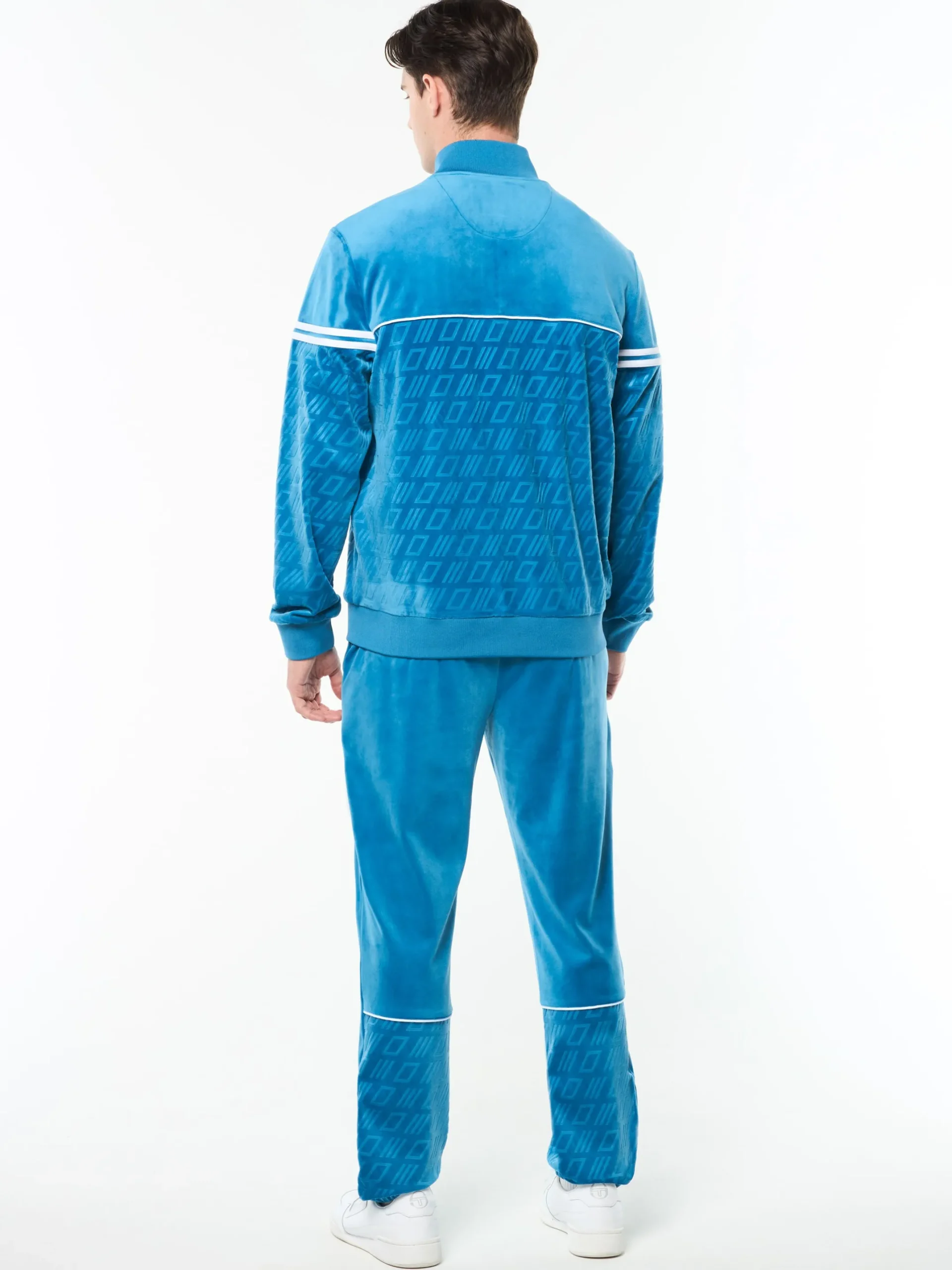Bandiera Track Jacket- Mykonos Blue