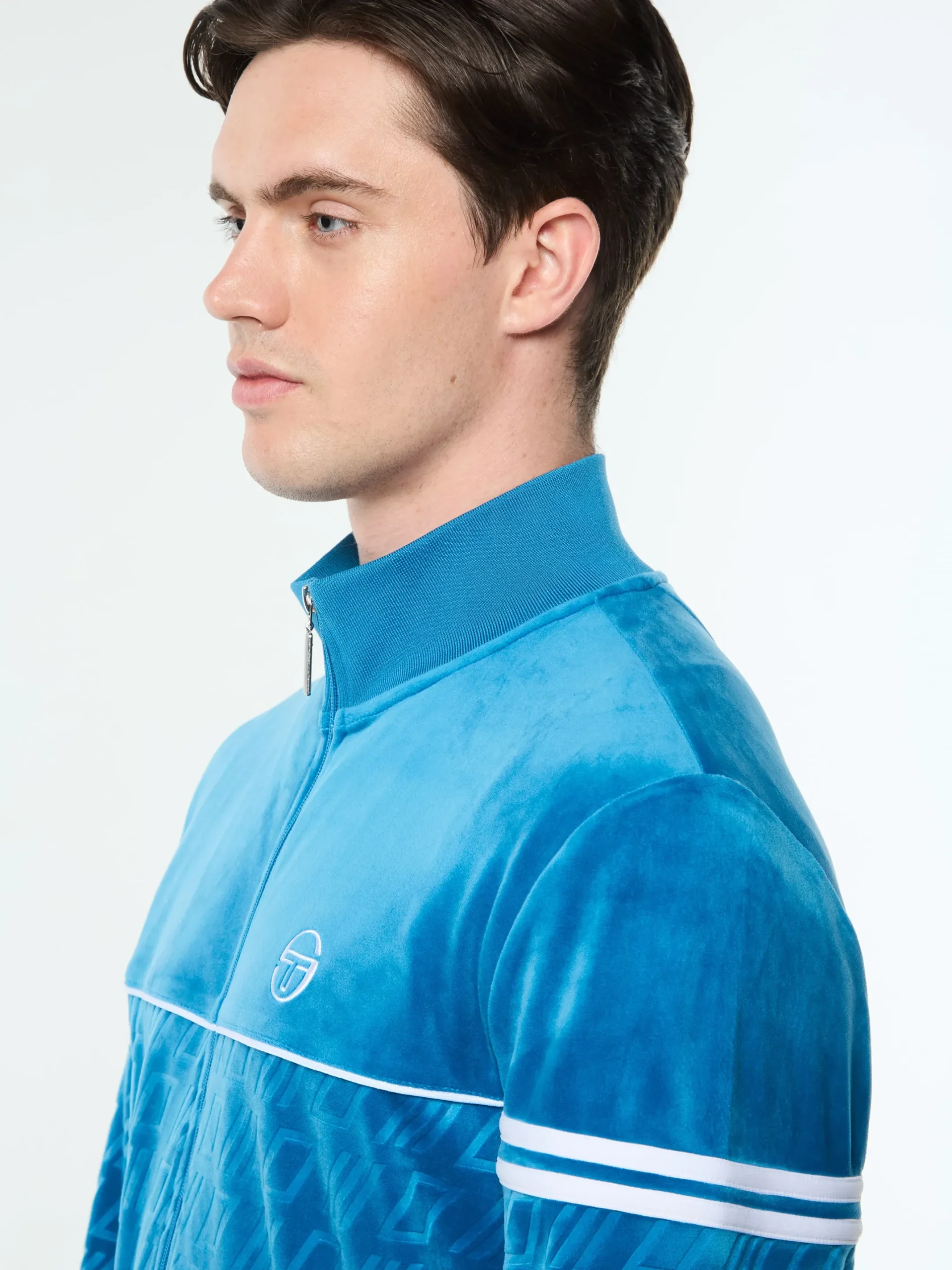 Bandiera Track Jacket- Mykonos Blue