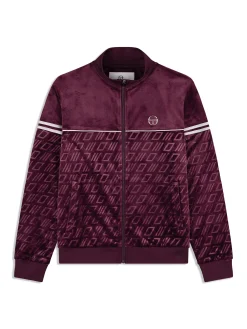 Bandiera Track Jacket- Potent Purple