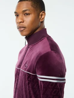 Bandiera Track Jacket- Potent Purple