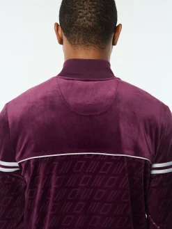 Bandiera Track Jacket- Potent Purple