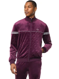 Bandiera Track Jacket- Potent Purple