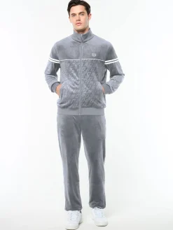 Bandiera Track Jacket- Sleet
