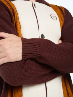 Bruni Knit Cardigan- Bitter Chocolate