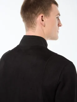 Camoscio Track Jacket- Black Beauty