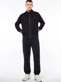 Camoscio Track Jacket- Black Beauty