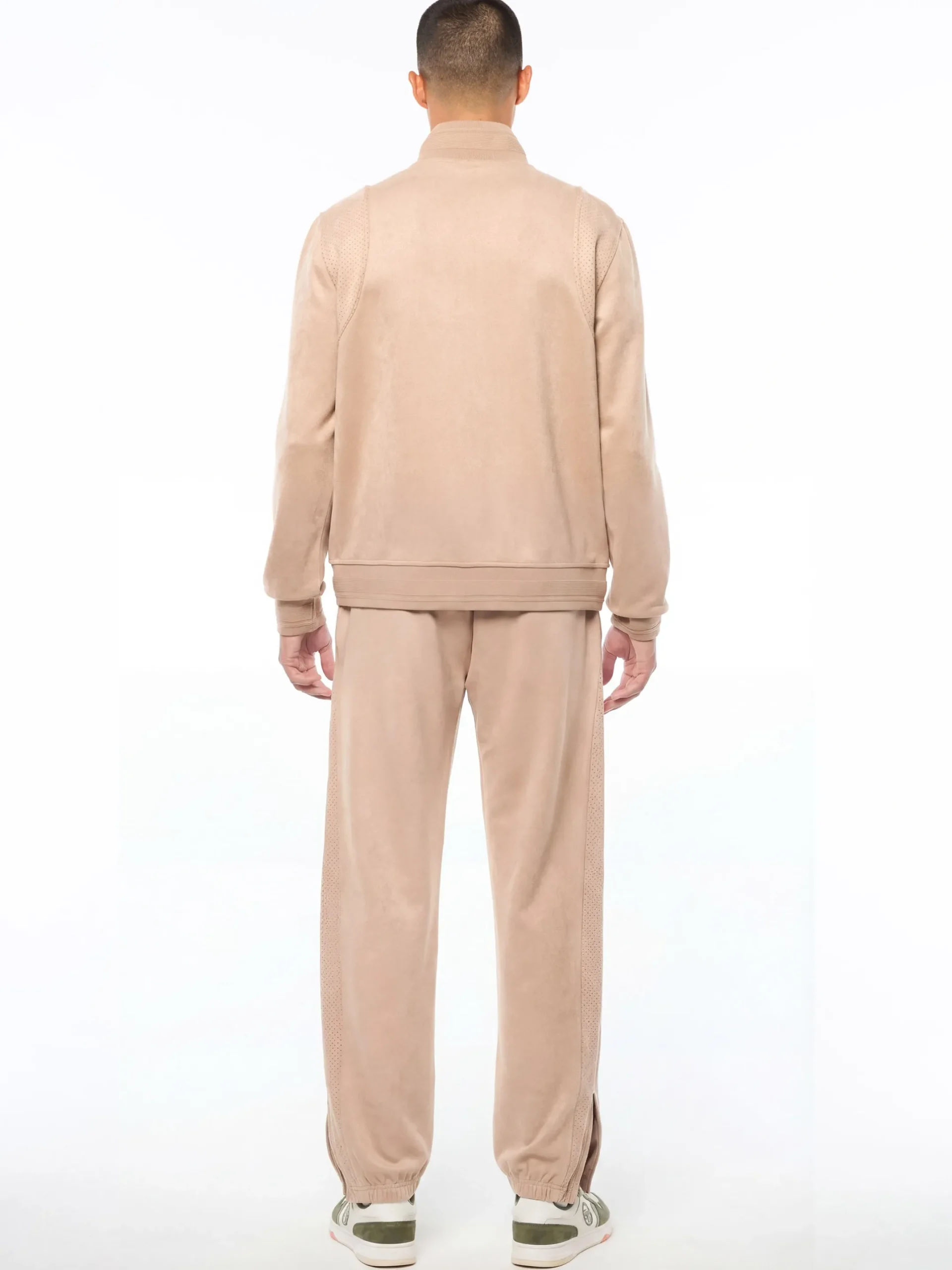 Camoscio Track Jacket- Humus