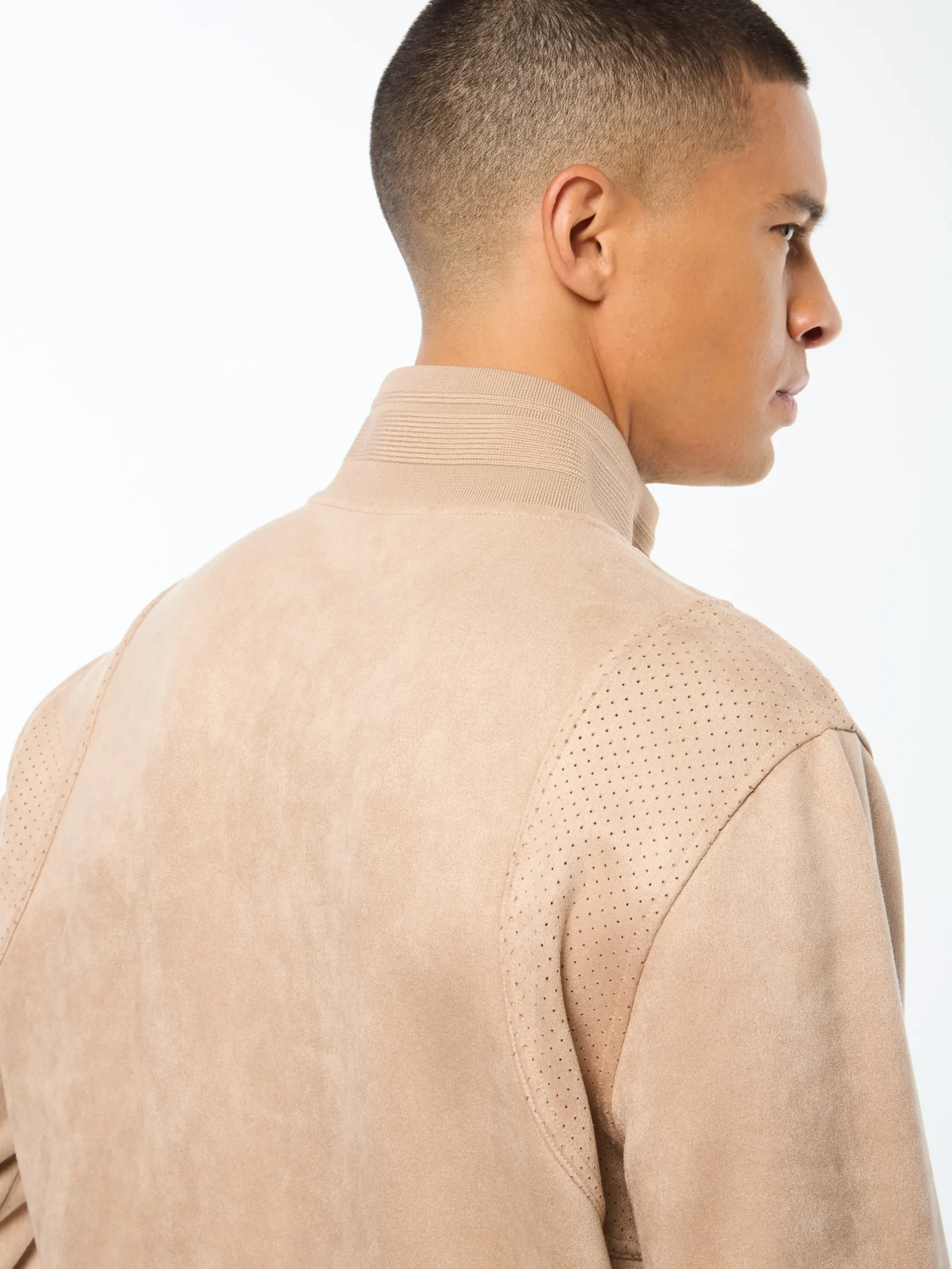 Camoscio Track Jacket- Humus