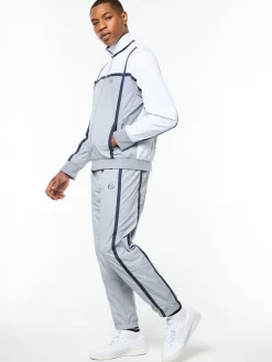 Campo Court Track Jacket- Quiet Grey