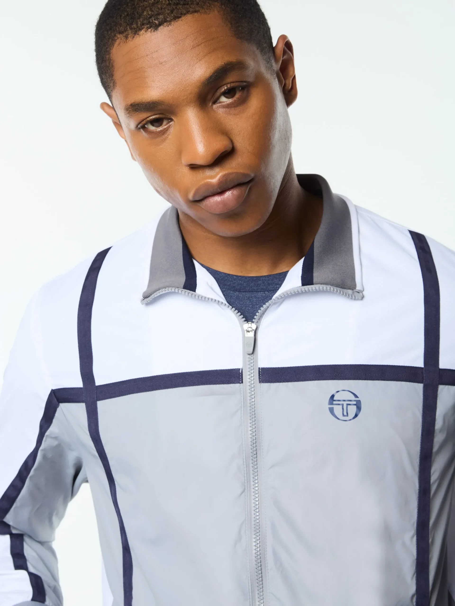 Campo Court Track Jacket- Quiet Grey