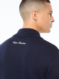 Cipri Knit Cardigan-Maritime Blue