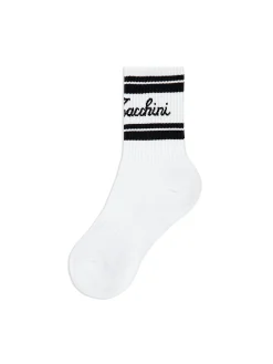 Clasico Script Logo Sock- Black Beauty