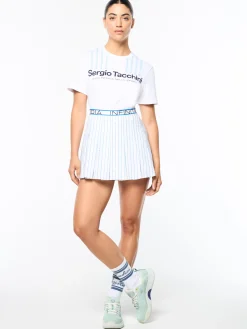 Colonna Cropped Skirt- French Blue