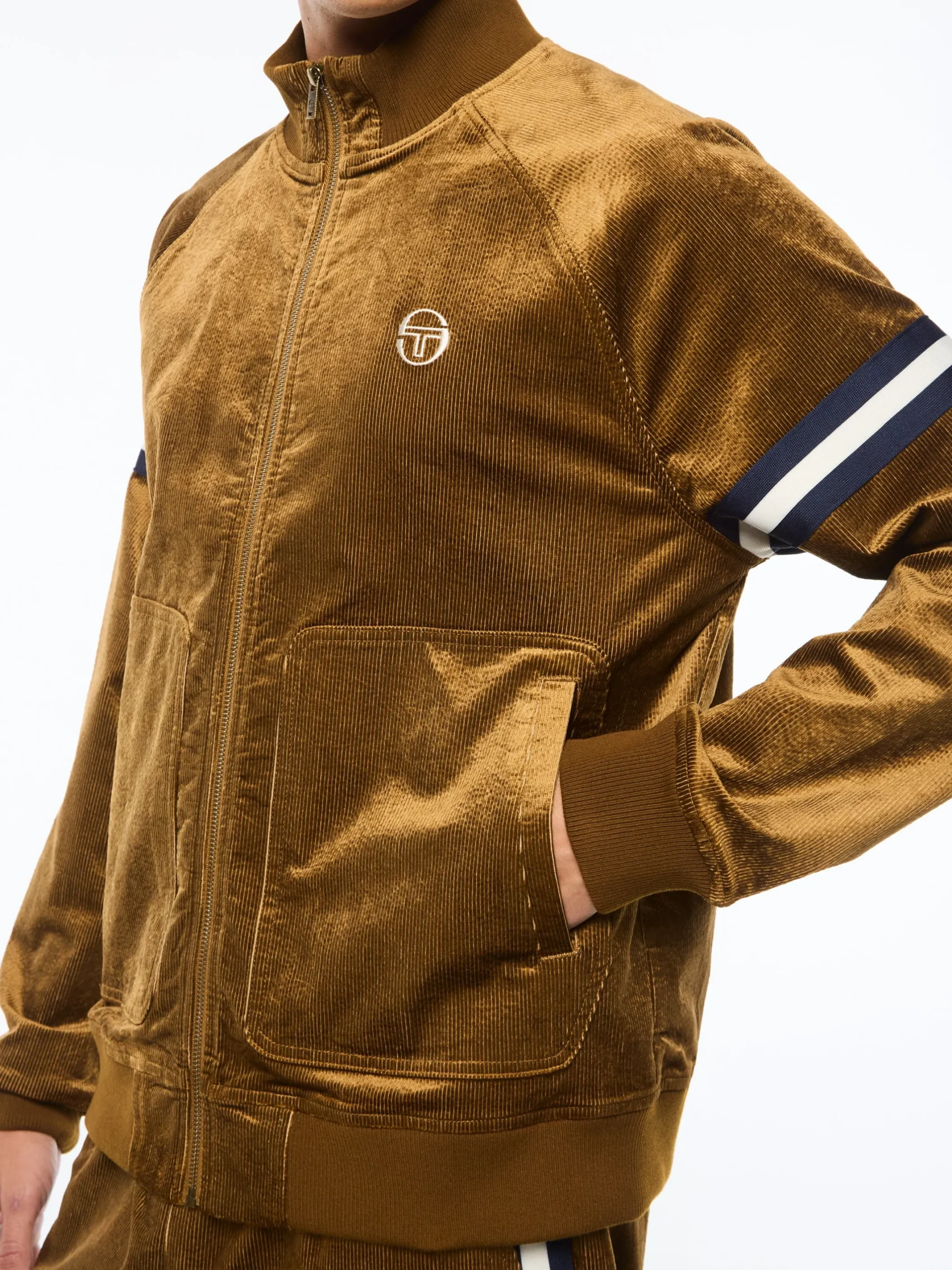 Cordurato Track Jacket- Bronze Brown