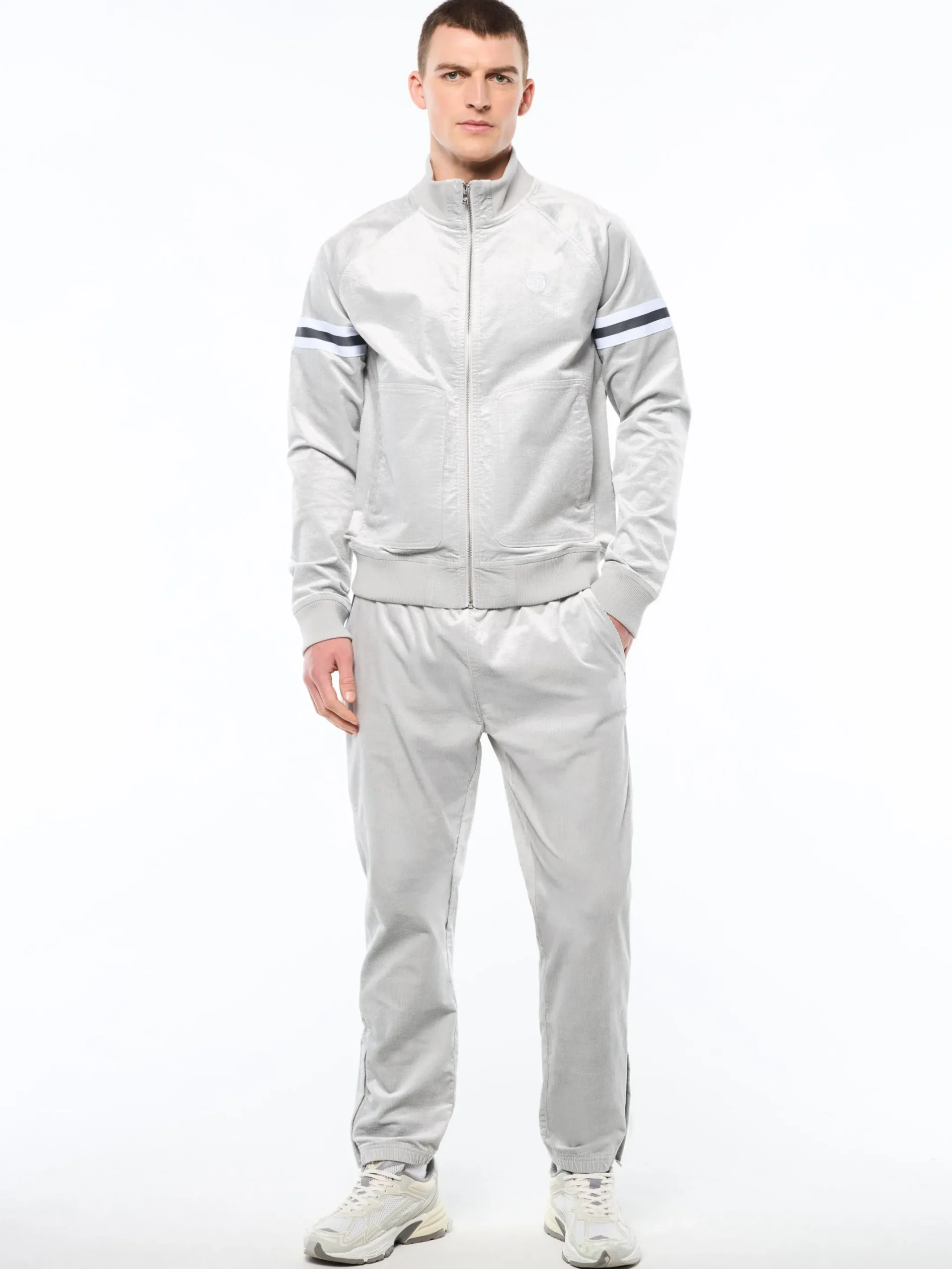 Cordurato Track Jacket- Quiet Grey