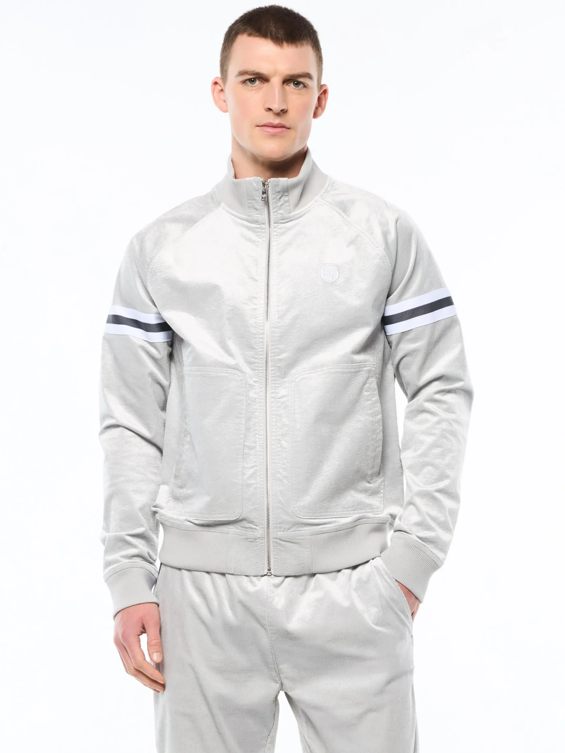 Cordurato Track Jacket- Quiet Grey