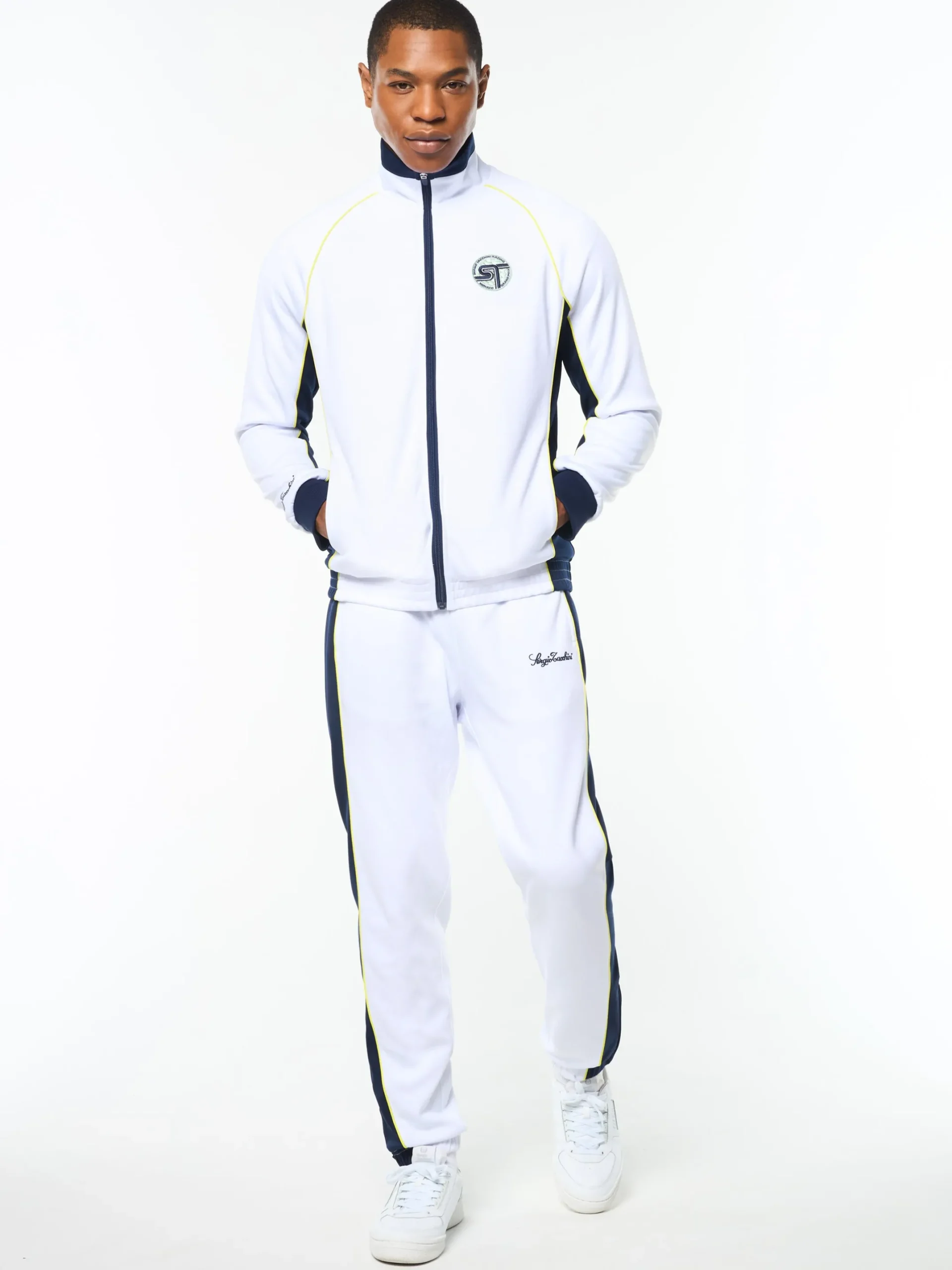 Corsa Track Jacket- Brilliant White