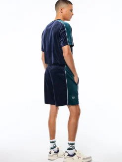 Cresta Velour Short-Maritime Blue