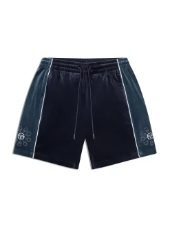 Cresta Velour Short-Maritime Blue